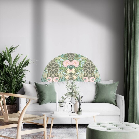 Veggtapet Blomstrende Art Nouveau Veggtapet Blomstrende Art Nouveau