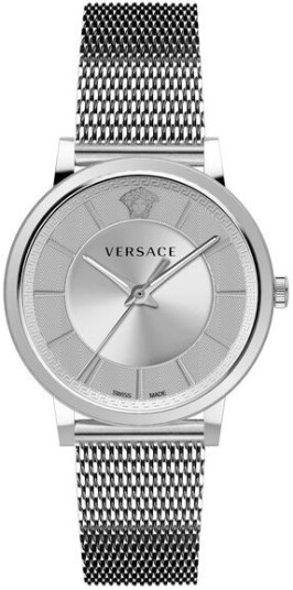 Versace Herreklokke VE5A00420 V Circle Sølvfarget/Stål Ø43 mm