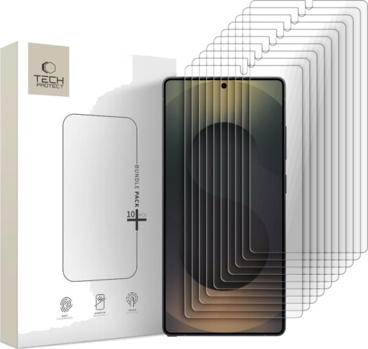 Tech Protect Glass Bundle 10 pack for Samsung Galaxy S25