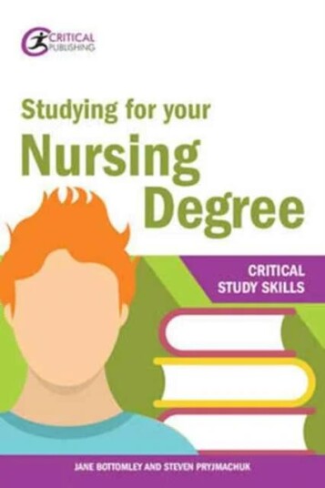 Studying For Your Nursing Degree Av Jane Bottomley, Steven Pryjmachuk