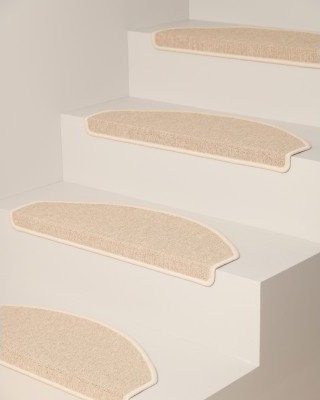 Kilands Rambo beige 71 halvmåne trappeteppe