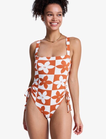 Roxy Hazy Days One Piece Red L