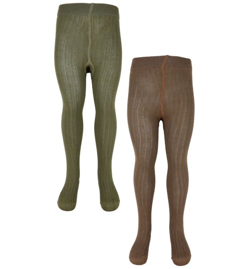 Minymo Tights 2-pakning tørkede urter Minymo Tights 2-pakning tørkede urter