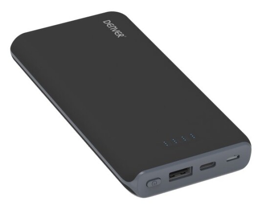 Denver Pbq-10001, Grå, Mobiltelefon/Smarttelefon, Rektangel, Lithium Polymer (Lipo), 10000 Mah, Ac, Usb Denver Pbq-10001, Grå, Mobiltelefon/Smarttelefon, Rektangel, Lithium Polymer (Lipo), 10000 Mah, Ac, Usb