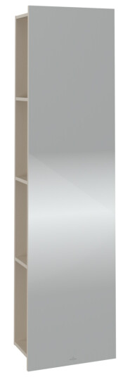 VILLEROY & BOCH SUBWAY 3.0 SPEILHYLLE 40X171 VENSTRE CASHMERE GREY HÅNDTAK I KROM