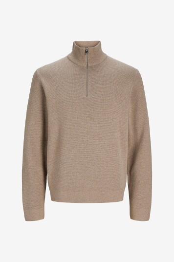 Jack & Jones Genser jprBlamilano Stitch Knit Half Zip S Grå Jack & Jones Genser jprBlamilano Stitch Knit Half Zip S Grå