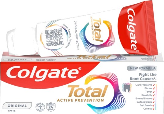 Colgate Tannkrem Total Original Reisestørrelse Original