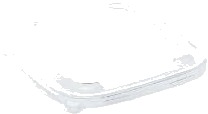 Plastlåg 175X175x17mm Rpet Klar Til Bagasse Bakke 750 Ml,6 Ps X 50 Stk/Krt