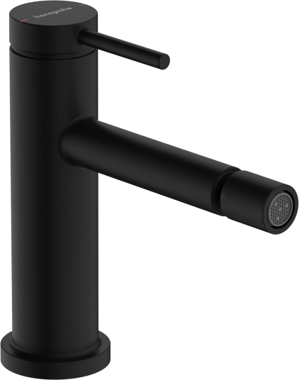 Hansgrohe Tecturis S Bidéarmatur Med oppløftventil Sort Matt Hansgrohe Tecturis S Bidéarmatur Med oppløftventil Sort Matt