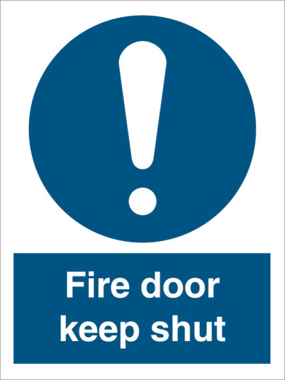 Fire door keep shut Fire door keep shut