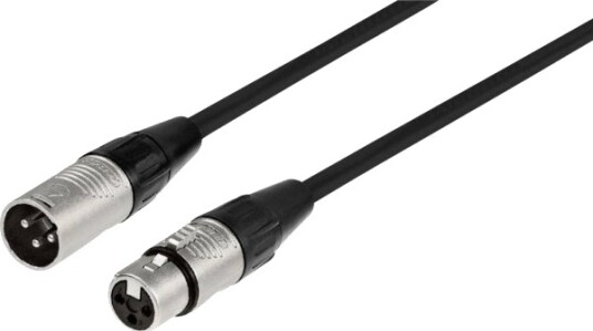 Monacor Mecr-50/Sw Xlr-Kabel 0,5 M Sort