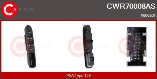 Bryter, vindusheis CASCO CWR70008AS