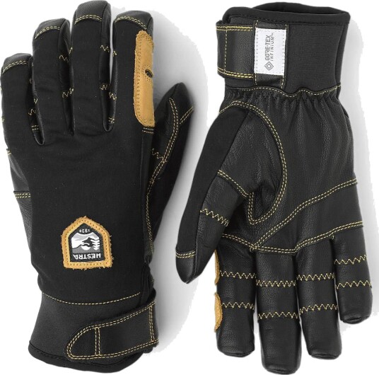 Hestra Ergo Grip Active-5 Finger Svart/svart 7