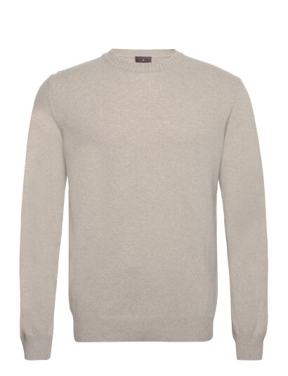 Oscar Jacobson Valter Roundneck - Beige - L