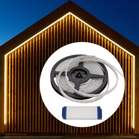 LED-stripe utendørs 14,4W/m IP65 5m