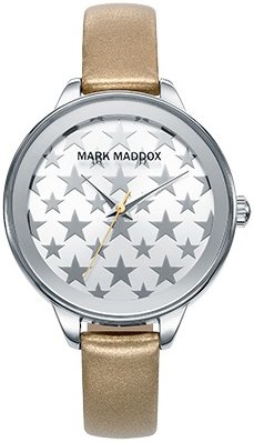 Mark Maddox Dameklokke MC6008 10 Classic Lær Ø36 mm