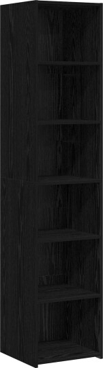 vidaXL Serviesskap Svart eik 40 x 41 x 185 cm Konstruert tre