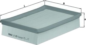 Luftfilter KNECHT LX 435/1 Luftfilter KNECHT LX 435/1