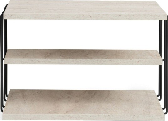Lifon Sidebord 50 cm - Svart/Marmor