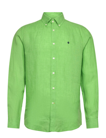 Morris Douglas Linen Shirt-Classic Fit - Green - M Morris Douglas Linen Shirt-Classic Fit - Green - M