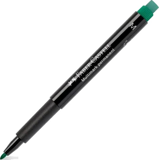 Faber Castell Multimark Permanente Tusjer Grønn 10 Stk