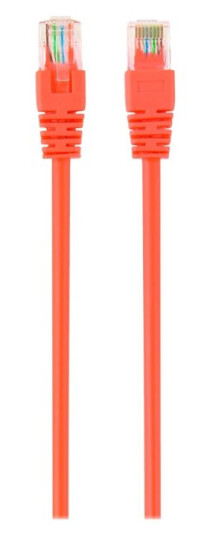 Gembird Koblingskabel Rj-45 Hann Til Rj-45 Hann 25 Cm Utp Cat 5E Formstøpt Oransje