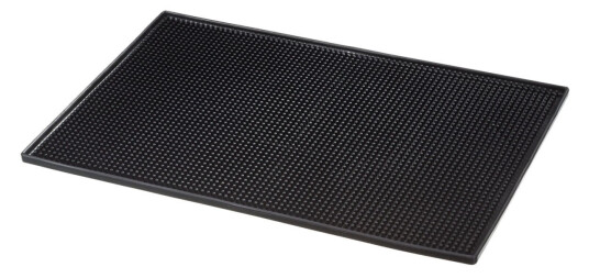 PULSIVA Barmatte Mamba; 46x31x1 cm (LxBxH); Svart