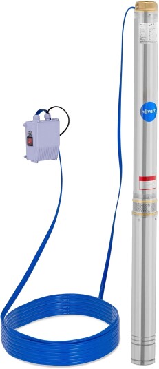 Dybde /Brønnpumpe Hillvert Stal | 2200 W | 10800 L/H | Opptil 96 M