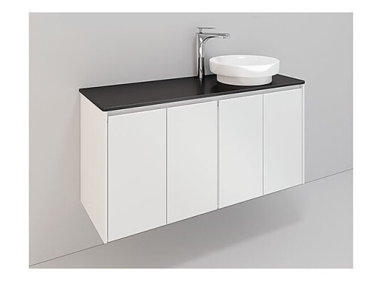 Noro Lifestyle 1200 møbelpakke 1200 mm Peak servant høyre Hvit Matt