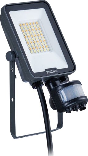Philips Ledinaire Projektør Lille Med Sensor All In Bvp167 2400Lm/830 840 865 20W Ip65 Symmetrisk