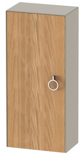 Duravit White Tulip Halvhøyskap 40x24x88 cm Eik/Taupe Matt