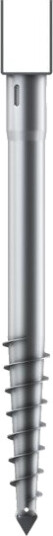 Stavrex Jordskrue fast 900mm 68mm u-100