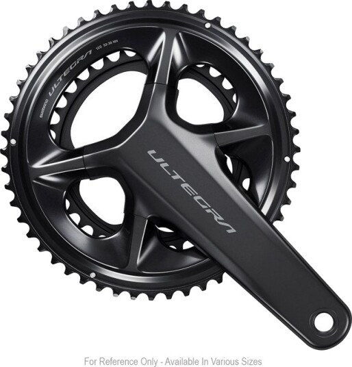 Shimano Ultegra kranksett FC-R8100-P powermeter uten klinger 170mm pedalarme
