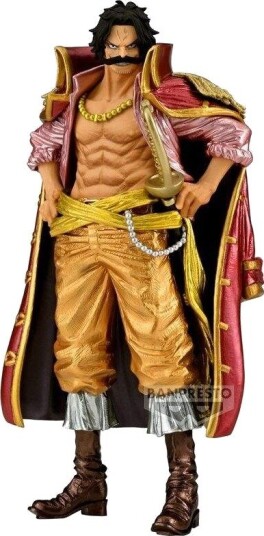 Northix One Piece Gold D. Roger Battle Record Figur 23cm samleobjekt