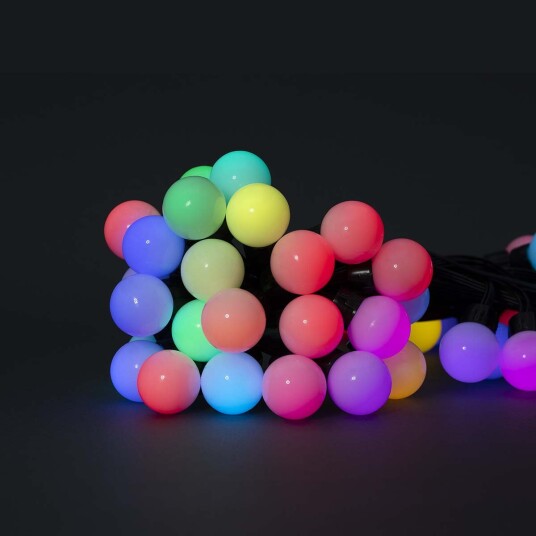 SmartLife Dekorativ LED | Party | Wi-Fi | RGB | 48 lysdioder | 10,8 m | Android IOS | Pære diameter 30 mm SmartLife Dekorativ LED | Party | Wi-Fi | RGB | 48 lysdioder | 10,8 m | Android IOS | Pære diameter 30 mm