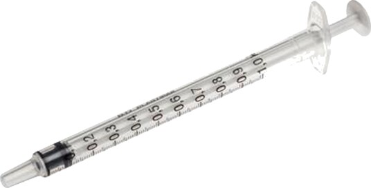 BD Plastibak sprøyte sentrert 1 ml luer 120 stk. BD Plastibak sprøyte sentrert 1 ml luer 120 stk.