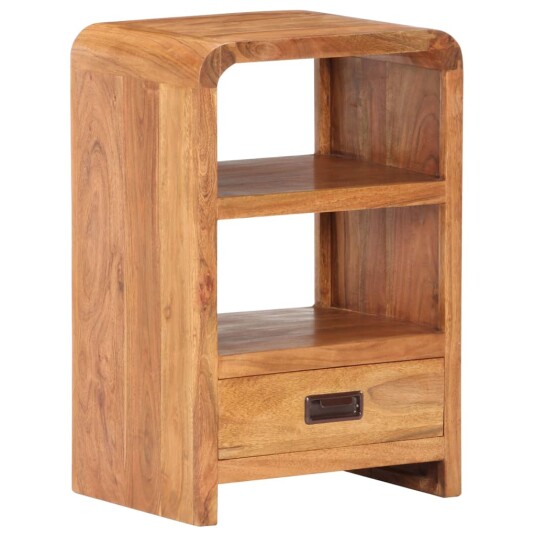 Nattbord 40x30x60 cm heltre akasie med honningfinish 289633