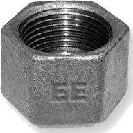 Avslutningslokk 1/2" Svart