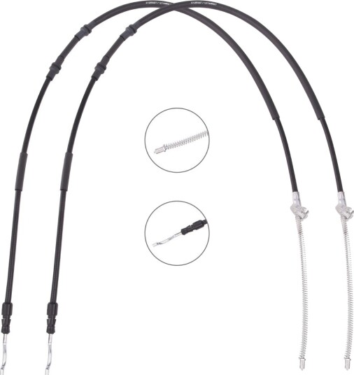 RIDEX 124C1346 Tautrekk håndbremse