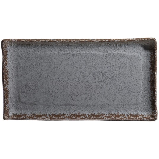 VEGA Serveringsfat Portage med kant; Størrelse GN 1/3, 32.5x17.6x2 cm (LxBxH); Grå; 6 Stykk / Forpakning