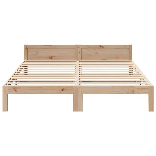 Sengeramme uten madrass 160x200 cm heltre furu 8721158637031