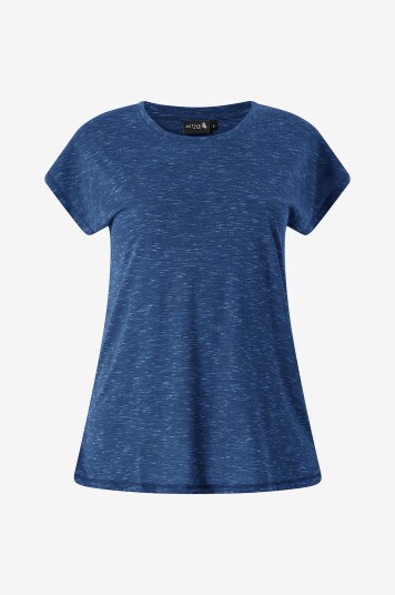 Zizzi Trenings t skjorte Abex S/S Loose T shirt Blå