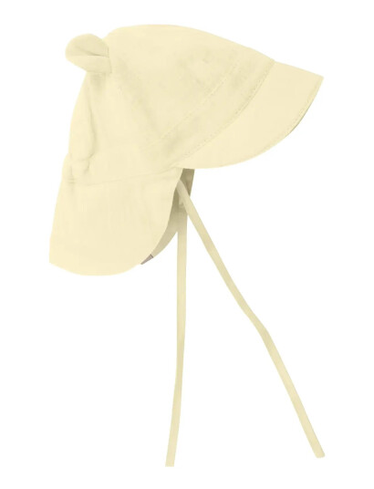 Huttelihut Summer Hat Ears Muslin Yellow 48\6 12M