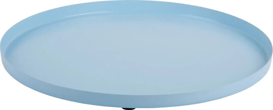 present time Tray Servir Round Small - Blue - Ø 30 CM