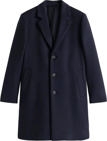 Tommy Hilfiger Ny Wool Mix Coat NAVY BLUE M