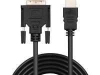 Sandberg - Adapterkabel - DVI-D hann til HDMI hann - 2 m - dobbel skjermet