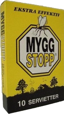 Myggstopp Servietter 10stk