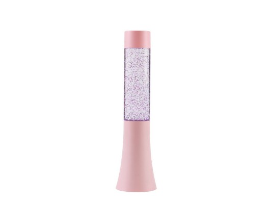 iTotal Glitter Flare Lavalampe 33,5 cm Pastellrosa