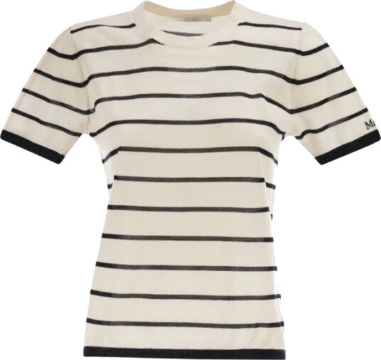 Max Mara, Dame, Topper, Hvit, L,