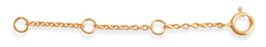 Enamel Extender Chain Halskjede 18 kt. Gullbelagt sølv B69G - Dame - 925 sterling silver